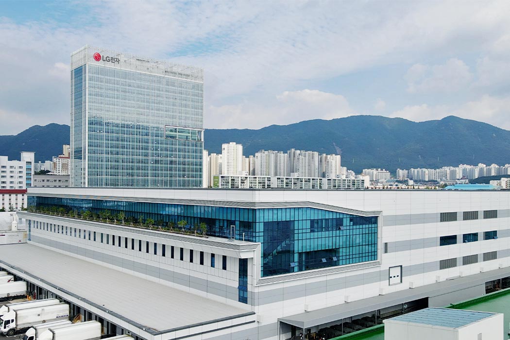 front view of LG Smart Park in Changwon